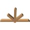 Ekena Millwork Kennewick Timber Gable Bracket, Western Red Cedar, 48"W x 28"H x 3 1/2"D x 3 1/2"F, 14/12 Pitch GBW048X28X0404KEN00SWR - alternate 3
